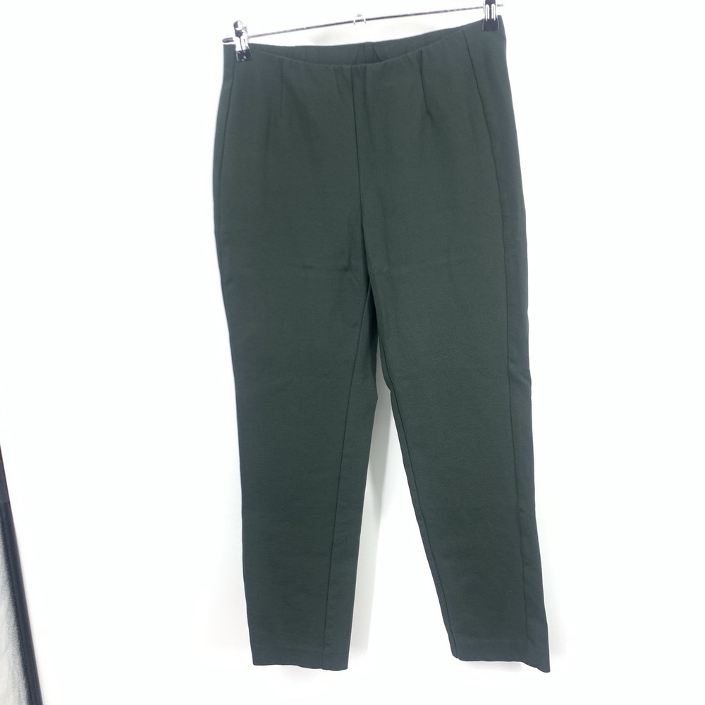 J Jill Women Size Medium‎ Pants Green Slim Skinny Ponte Leggings Pull On Stretch